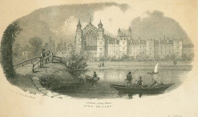Eton College, c.1830 by Cephas Grier Childs